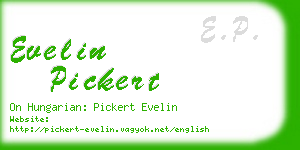 evelin pickert business card